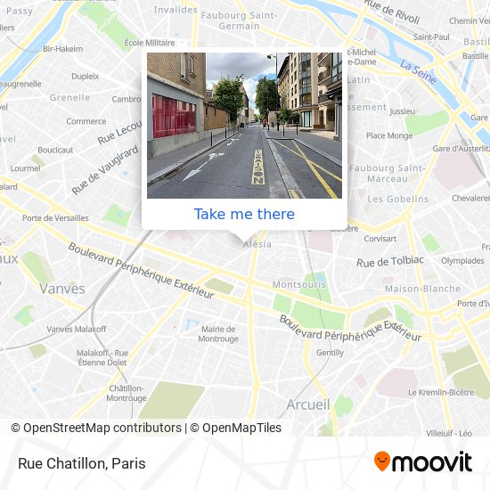 Rue Chatillon map