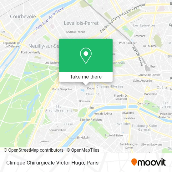 Clinique Chirurgicale Victor Hugo map