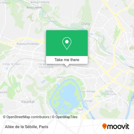 Allée de la Sébille map