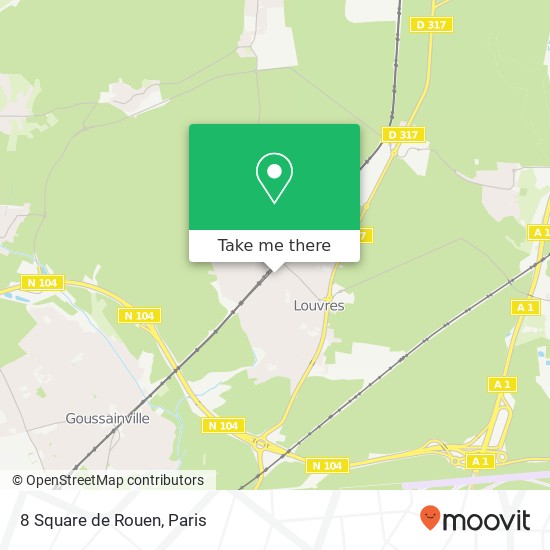 Mapa 8 Square de Rouen