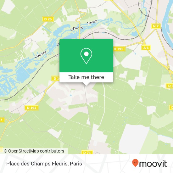 Place des Champs Fleuris map