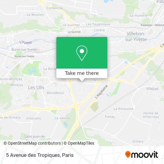 5 Avenue des Tropiques map