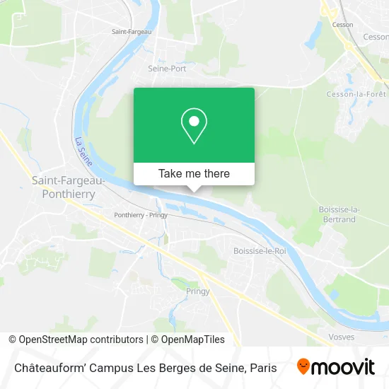 Châteauform’ Campus Les Berges de Seine map