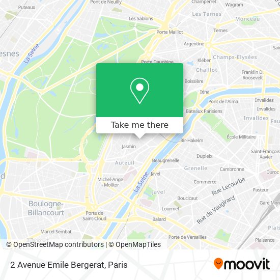 2 Avenue Emile Bergerat map