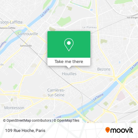Mapa 109 Rue Hoche