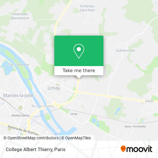 Mapa College Albert Thierry