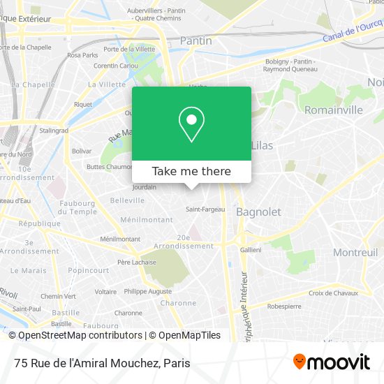 75 Rue de l'Amiral Mouchez map