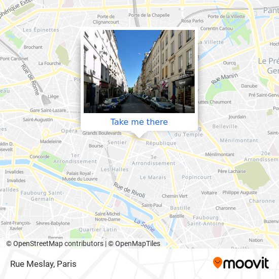 Rue Meslay map