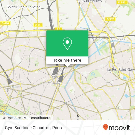 Mapa Gym Suedoise Chaudron