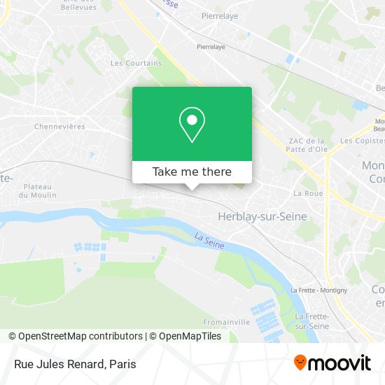 Mapa Rue Jules Renard