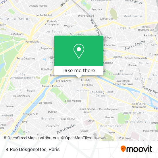 4 Rue Desgenettes map
