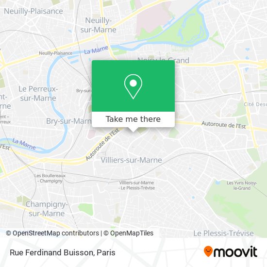 Mapa Rue Ferdinand Buisson