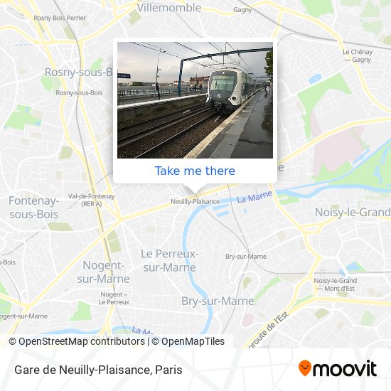 Gare de Neuilly-Plaisance map