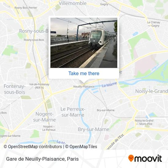 Gare de Neuilly-Plaisance map