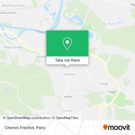Chemin Frechot map