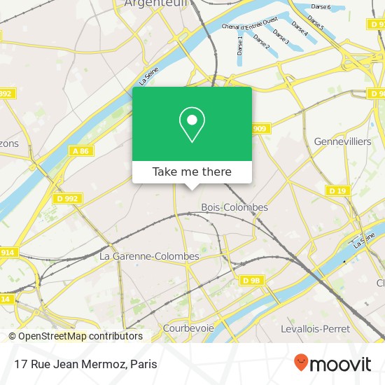 17 Rue Jean Mermoz map