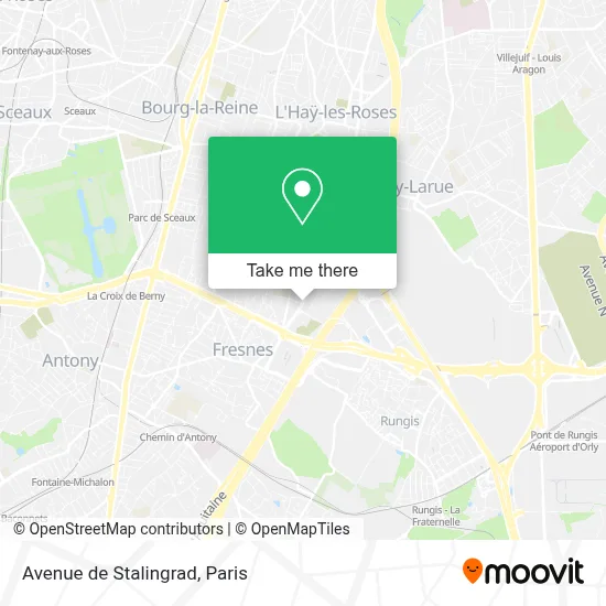 Avenue de Stalingrad map