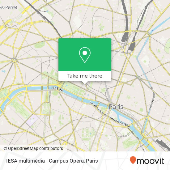 Mapa IESA multimédia - Campus Opéra
