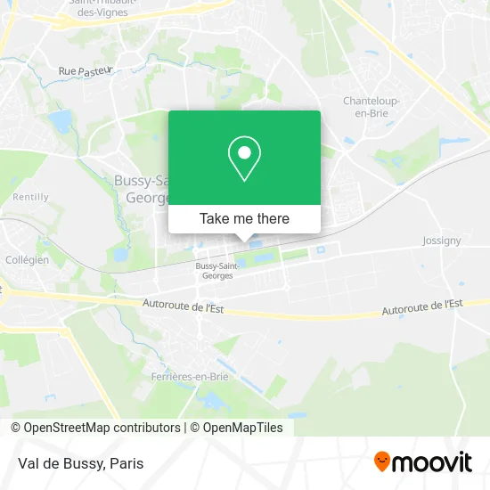 Val de Bussy map