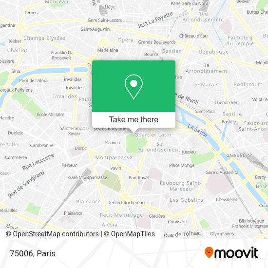 75006 map