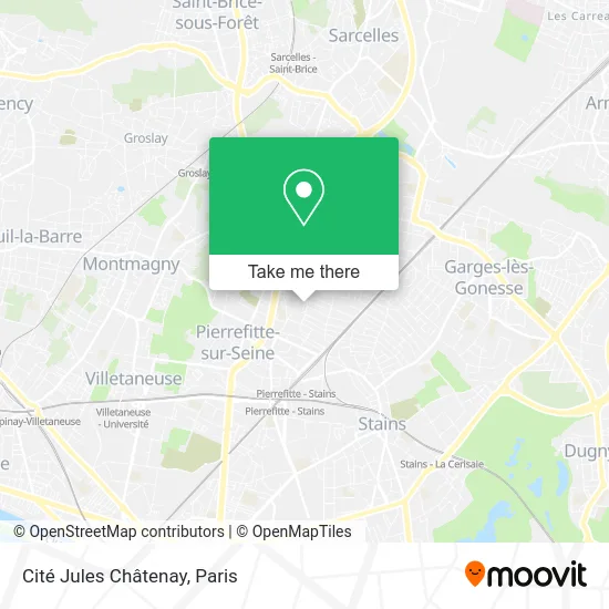 Cité Jules Châtenay map