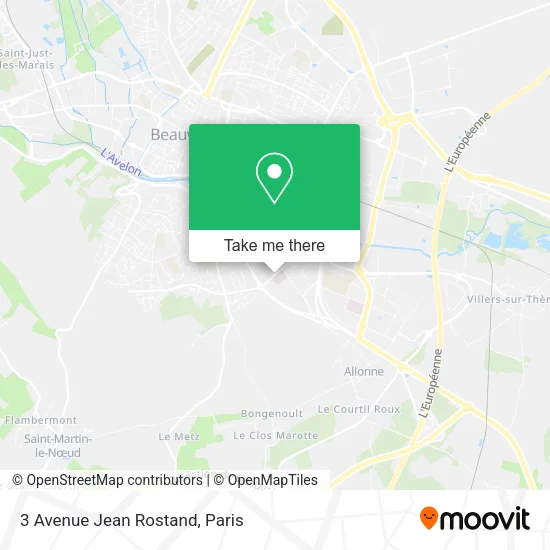 3 Avenue Jean Rostand map
