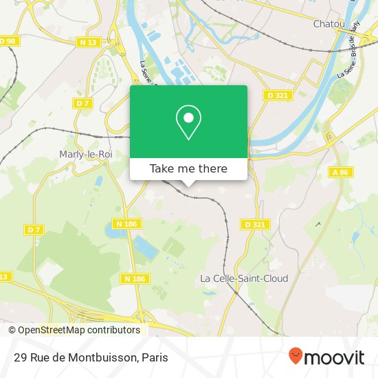 Mapa 29 Rue de Montbuisson