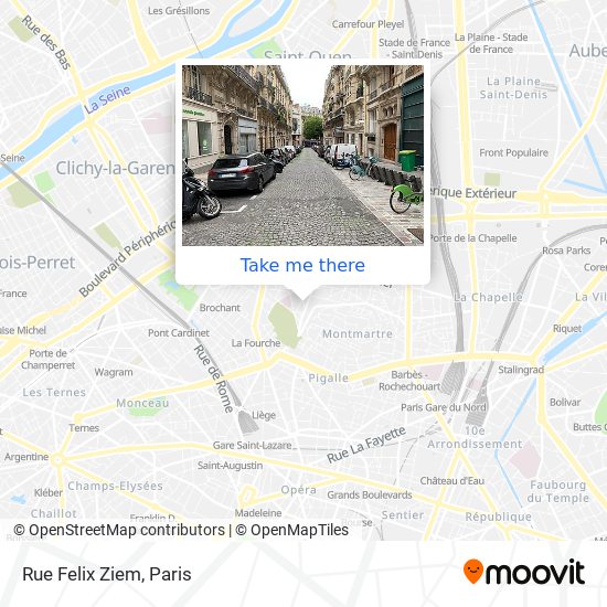 Rue Felix Ziem map