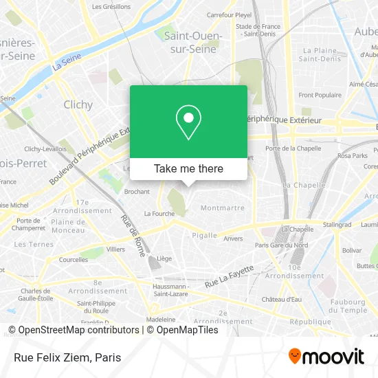 Rue Felix Ziem map
