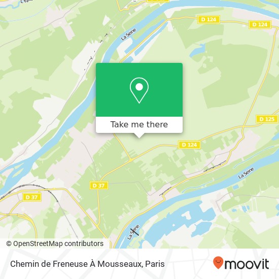 Mapa Chemin de Freneuse À Mousseaux