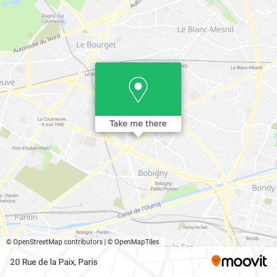 20 Rue de la Paix map