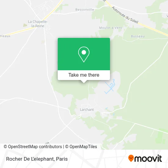 Rocher De L'elephant map