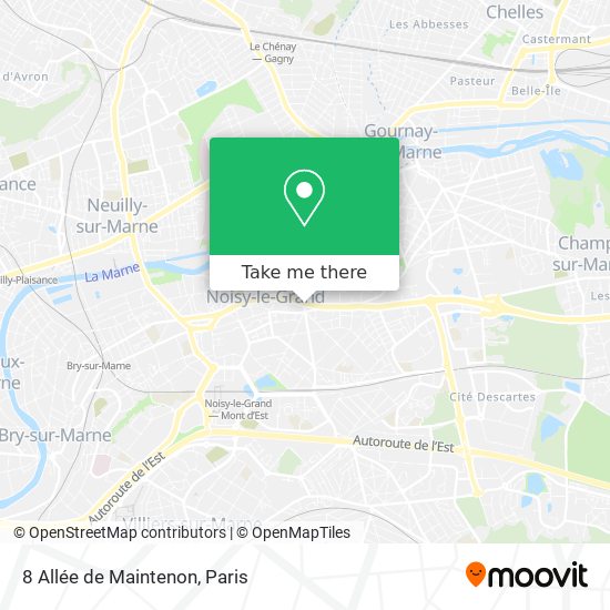8 Allée de Maintenon map