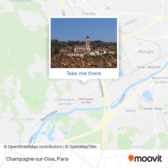 Champagne-sur-Oise map