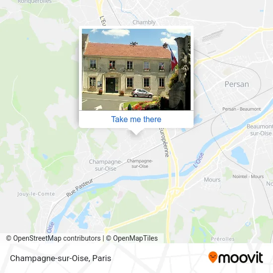 Champagne-sur-Oise map