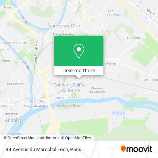 44 Avenue du Maréchal Foch map