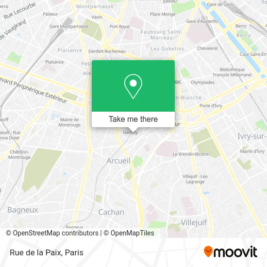 Rue de la Paix map