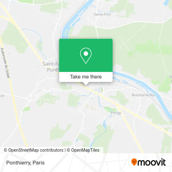 Ponthierry map
