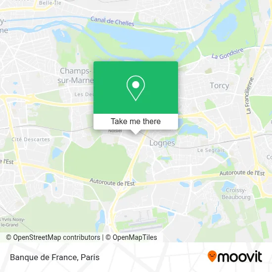 Banque de France map