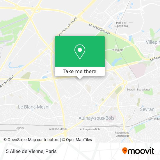 5 Allée de Vienne map