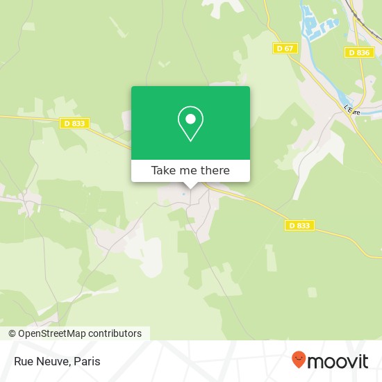 Mapa Rue Neuve