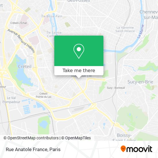 Rue Anatole France map