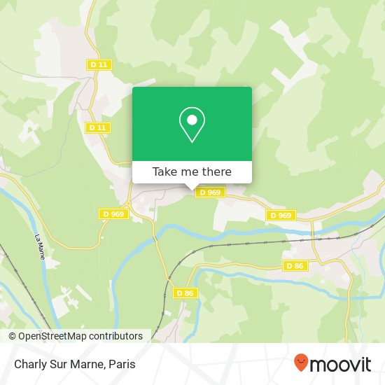 Charly Sur Marne map