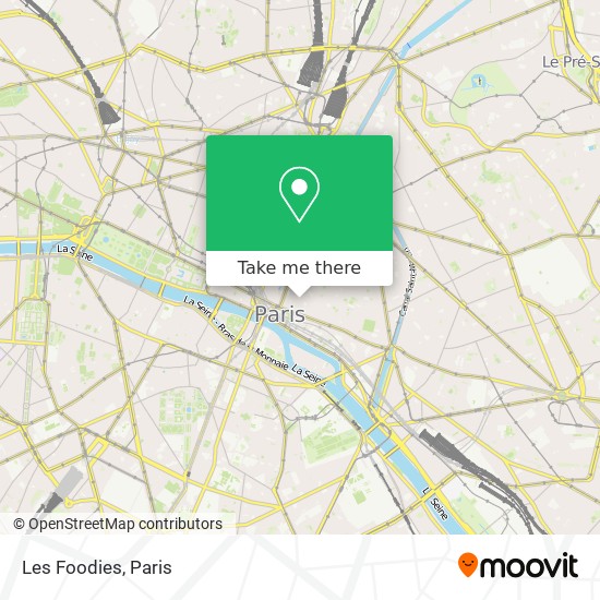 Les Foodies map