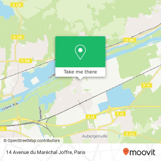 14 Avenue du Maréchal Joffre map