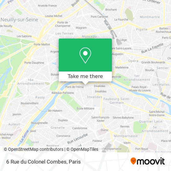 6 Rue du Colonel Combes map