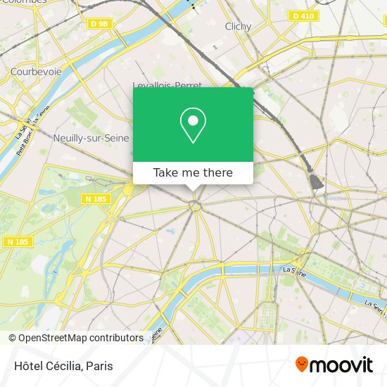 Mapa Hôtel Cécilia