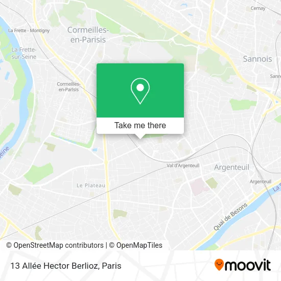 13 Allée Hector Berlioz map