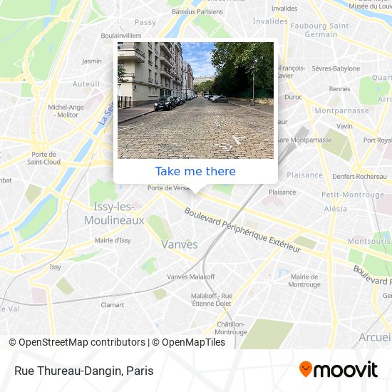 Mapa Rue Thureau-Dangin