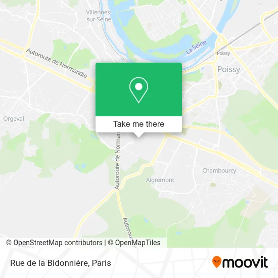 Rue de la Bidonnière map